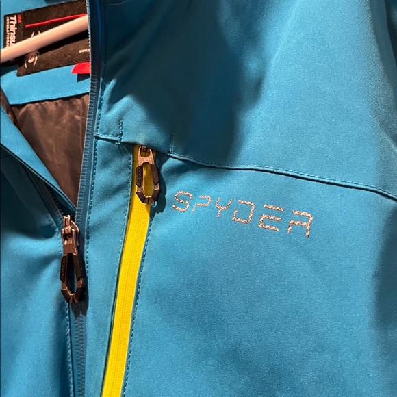 Spyder Men's Vibrant Blue Snow jacket size large - Picture 2 of 9
